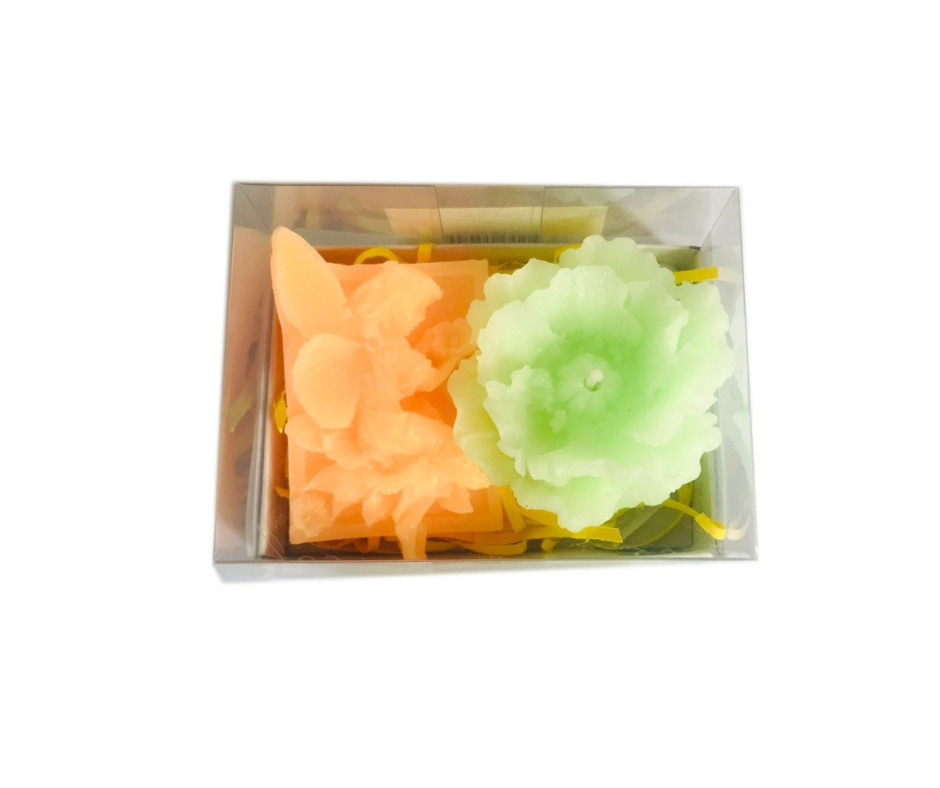 Bộ Gift Set Nến Thiên Thần, Đến Từ Thương Hiệu R2D  Làm Từ Sáp Cọ, Sáp Đậu Nành, Dầu Dừa Dùng Trang Trí Làm Qùa Tặng Decor