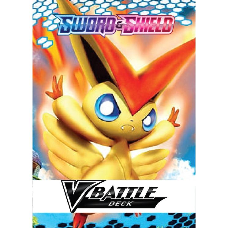 Bộ 60 thẻ bài Pokemon - Victini V Battle Deck 2021