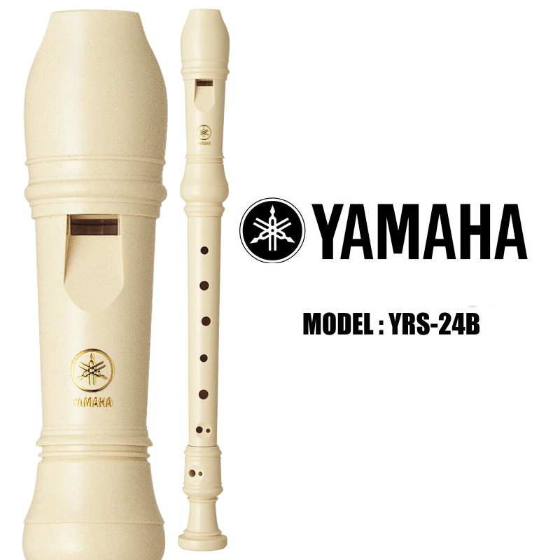 Sáo Recorder nhựa ABS - Dòng Soprano - Yamaha YRS-24B (YRS 24B) - Hệ thống Baroque, Dạng thẳng, Tone C (Đô) - Hàng chính hãng