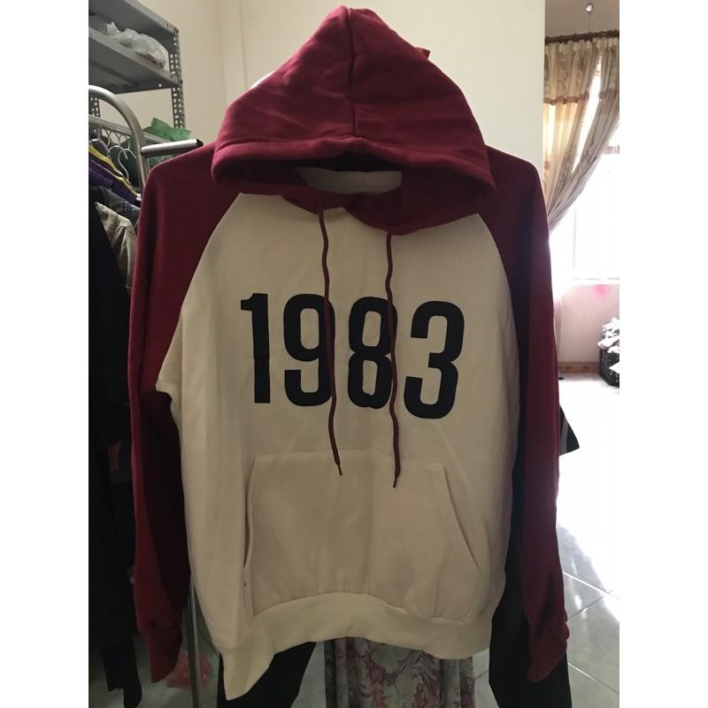 áo nỉ hoodie 1983 phối màu