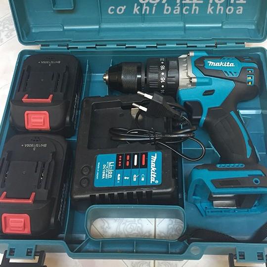 Máy Khoan Pin Makita 36v Không Than Có Búa, Pin 10 CELL AutoLock 13 Ly - Bắt Vít, Siết Bulong