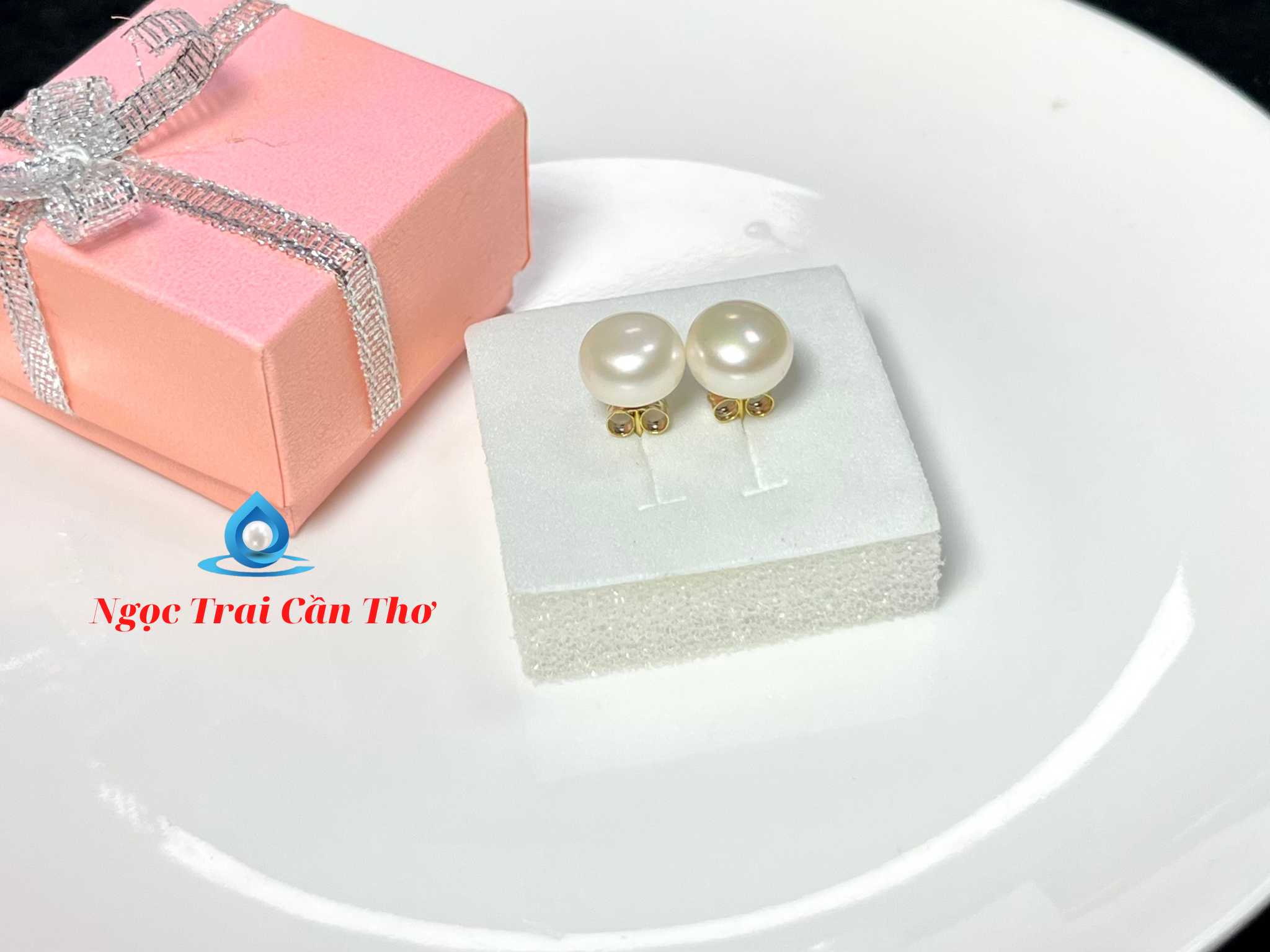 Bông tai nụ ngọc trai cao cấp