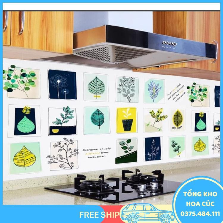 Decal Giấy Dán Bếp Tráng Nhôm Cách Nhiệt Ô Vuông Khổ 3M Keo Sẵn - Tặng 1 Khăn Mặt 30X40Cm - Vận Chuyển Miễn Phí Toàn Quốc