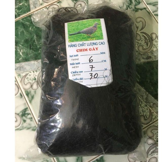 Lưới bắt chim cu gáy, chim cò, cuốc cao 7m dài 30m
