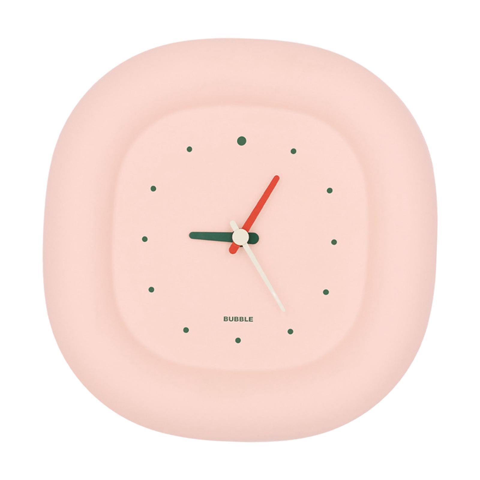 Bubble Clock Wall Clock Free Standing Clocks Silent for Living Room