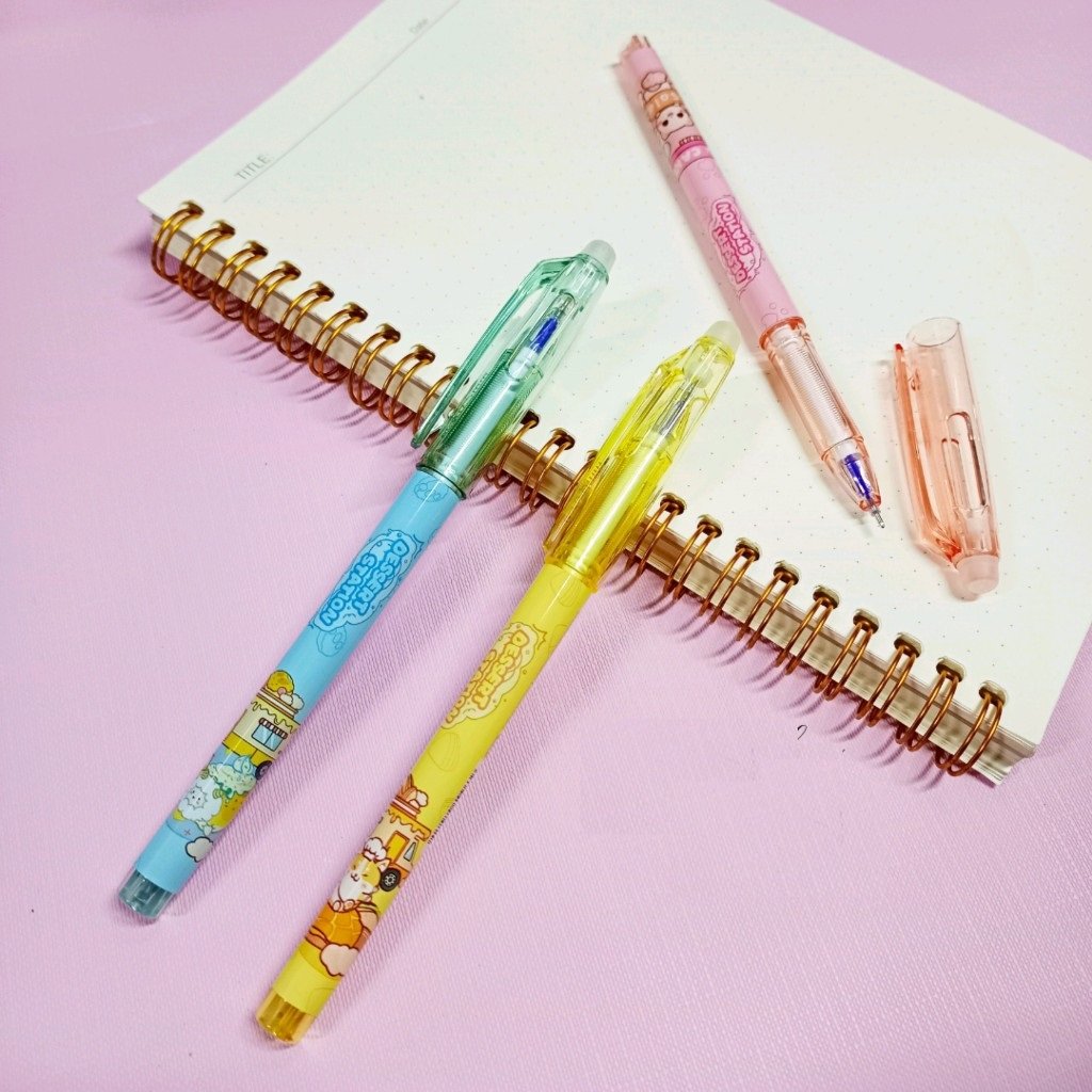 Combo 5 Bút gel xóa được M&amp;G AKP182A6 nét 0.5mm - Mực đen