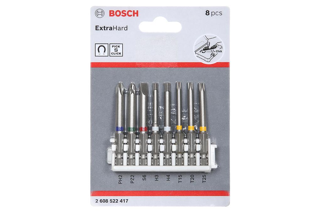 BỘ VẶN VÍT EXTRA HARD 65MM PH2 PZ SL6 T15,20,25, H3,4 BOSCH 2608522417 - HÀNG CHÍNH HÃNG