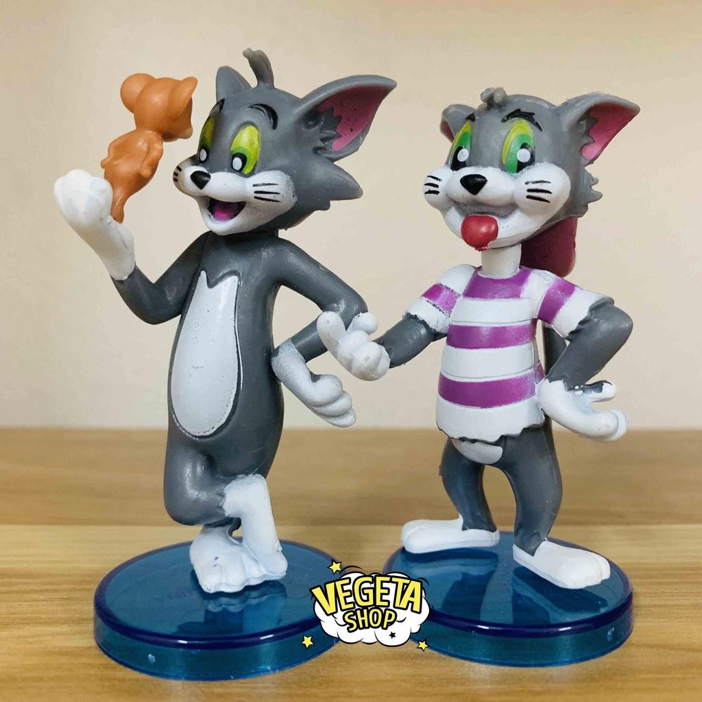 Mô Hình Tom và Jerry - Nhân Vật Hoạt Hình Tom and Jerry - Mèo Tom Chuột Jerry Chó Spike - Cao 2~8cm