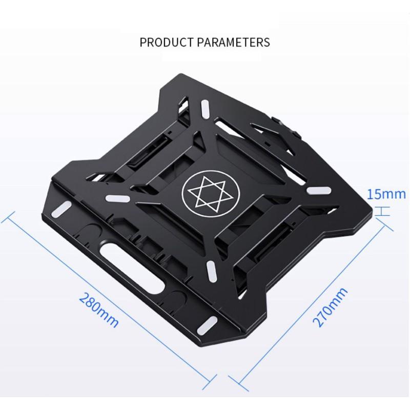 N2 Giá đỡ laptop,macbook,ipad, kệ đỡ máy tính làm từ nhựa ABS cao cấp tản nhiệt, tiện lời sử dụng