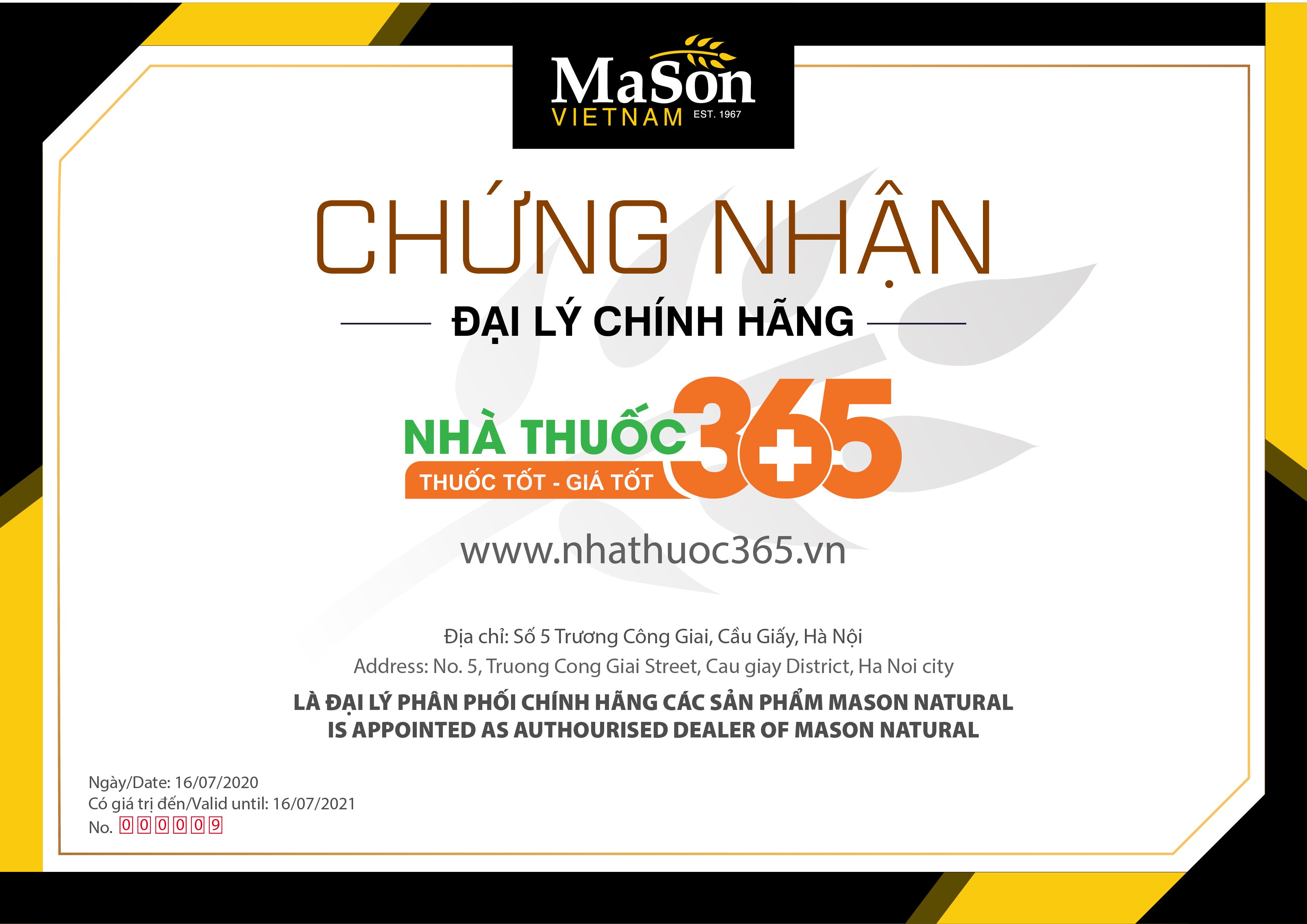 Viên uống bổ sung vitamin và khoáng chất cho phụ nữ mang thai và cho con bú Masonatal Prenatal Formulation