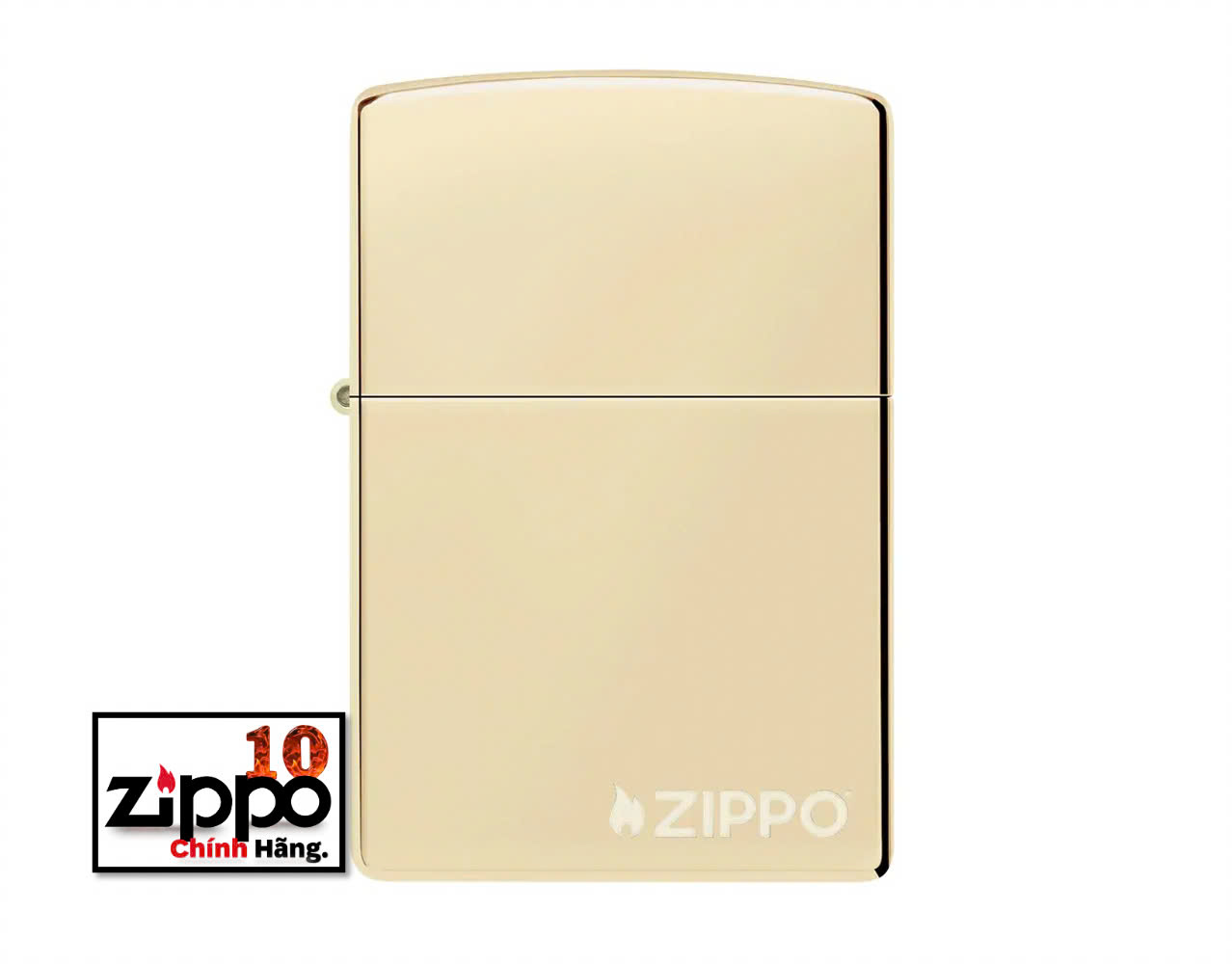 Zippo 46682ZL Classic Champagne Zippo Logo - Chính hãng 100%
