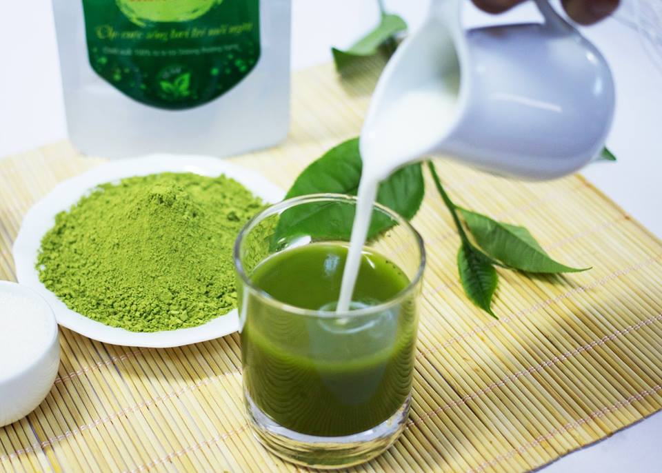 Matcha Nguyên Chất Bảo Lộc Vũ Gia (100g/túi) + Tặng Cọ Quét Mặt Nạ