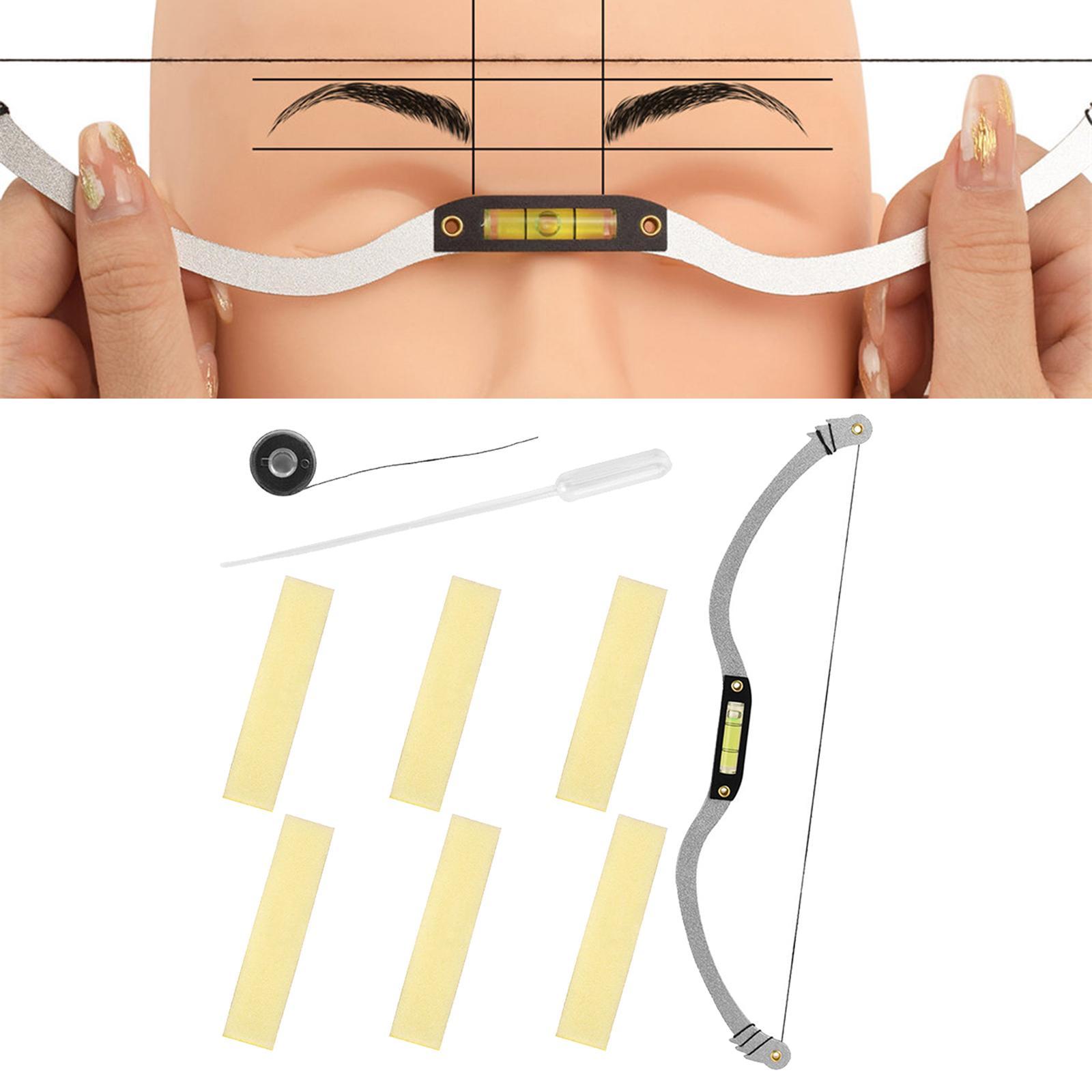 Eyebrow Ruler Positioning Tool Reusable Professional Shaper for Drawing Line