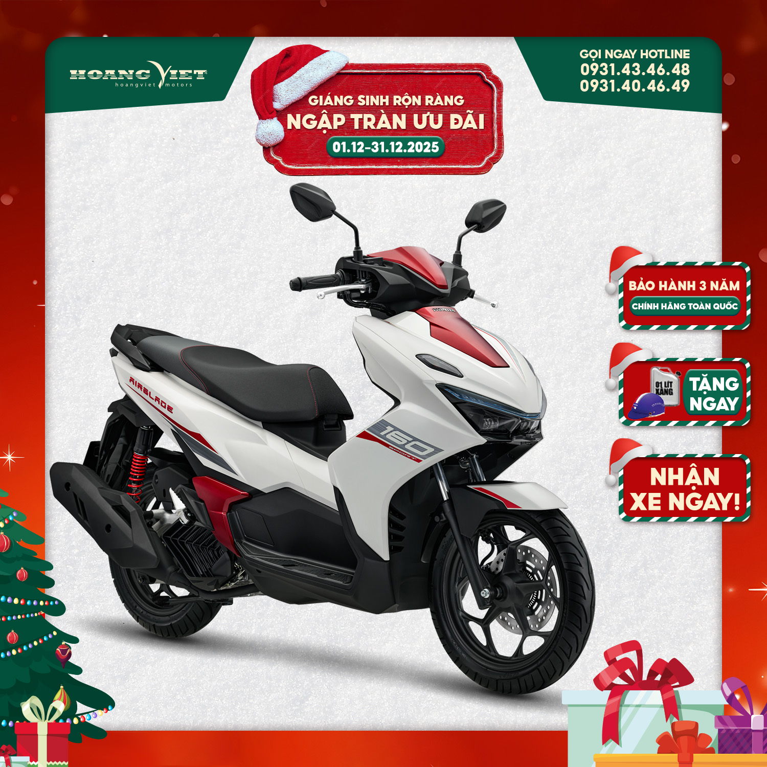 Xe máy Honda Air Blade 160cc 2026 - Phiên Bản Thể Thao