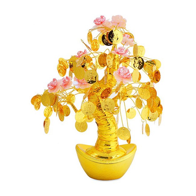 Cây Cành Vàng Lá Ngọc May Mắn 29Cm