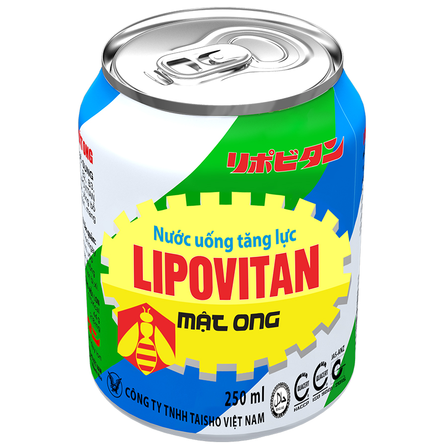 Nước uống tăng lực Lipovitan thùng thường 24 lon (24 x 250ml)