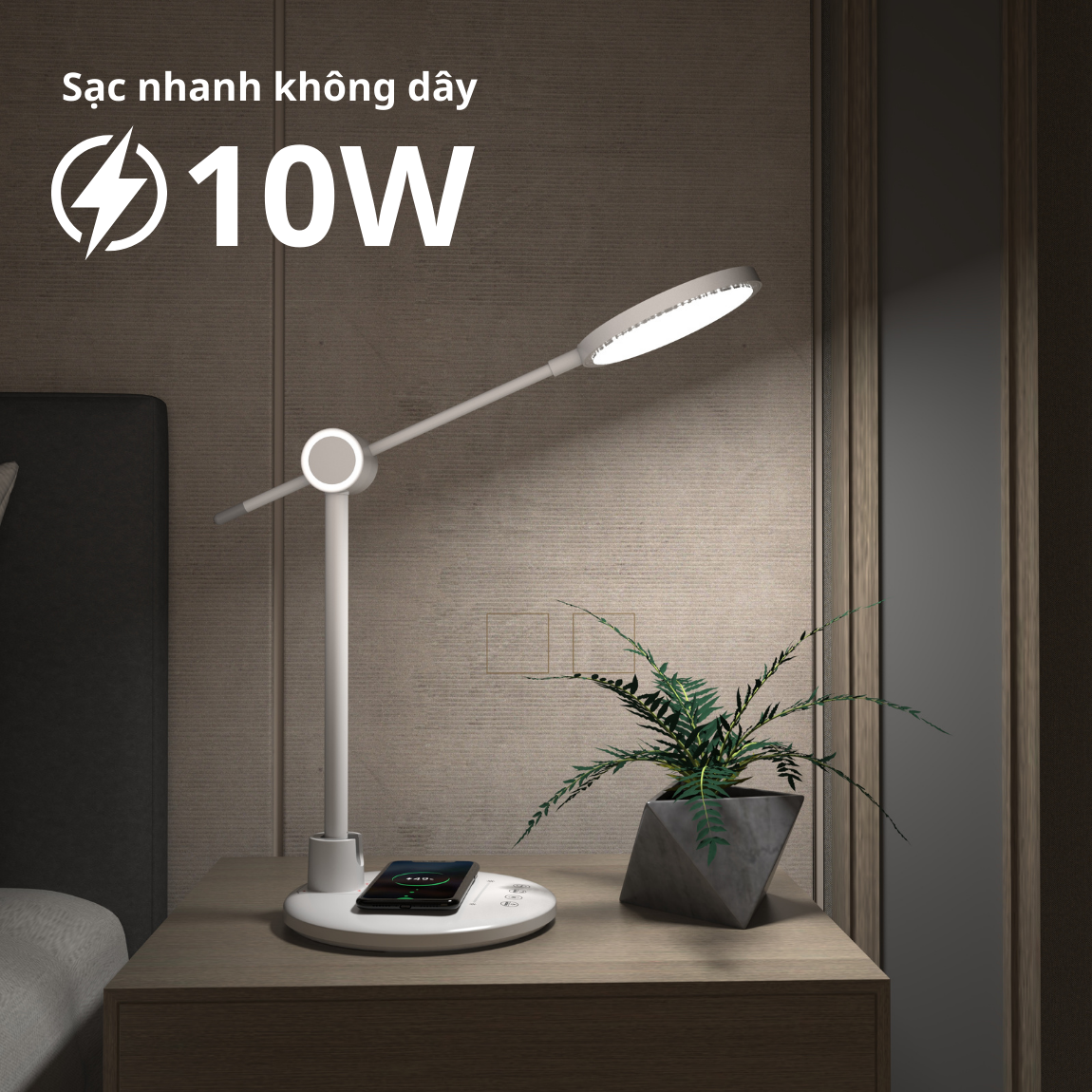 Đèn Bàn Học LED RG0 Tamayoko 3 Chế Độ Ánh Sáng Bảo Vệ Mắt Chống Cận Thị Không Phát Xạ Ánh Sáng Xanh Model TB-55S/SW