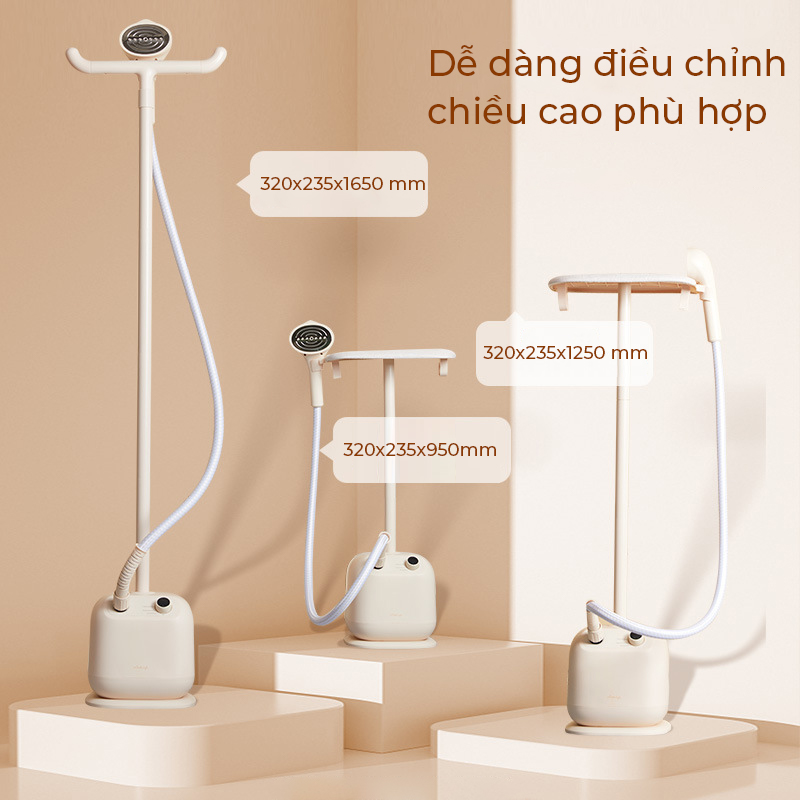 Bàn ủi hơi nước đứng chính hãng Konka LGTJ-2201 cao cấp công suất 2200W, bình chứa 2.5L, bàn là thích hợp cho mọi loại vải, cây treo cứng cáp kèm bàn ủi tiện lợi - Hàng chính hãng