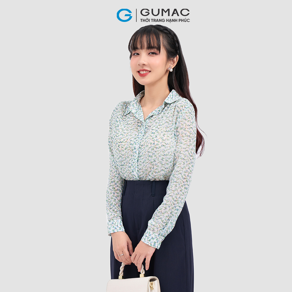 Quần ống suông lưng liền thời trang GUMAC QC11006