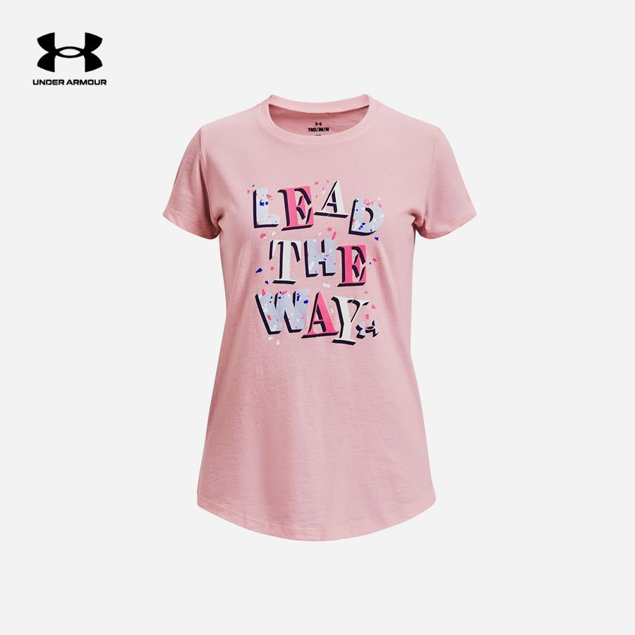 Áo thun thể thao bé gái Under Armour Lead The Way Confetti - 1374179-647