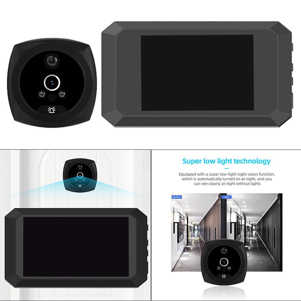 Door Peephole Viewer with Chime 3.5in for Office