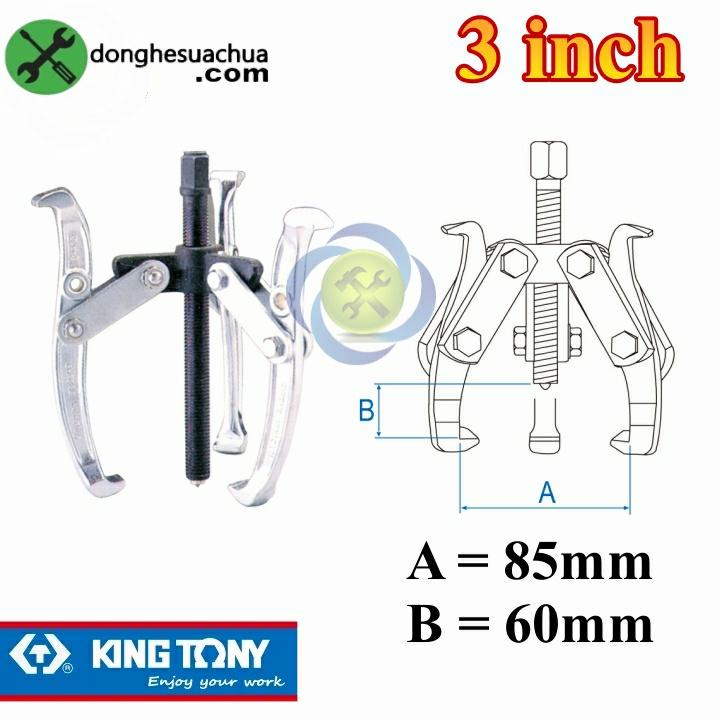 Cảo ba chấu Kingtony 7963-03 độ mở 85mm