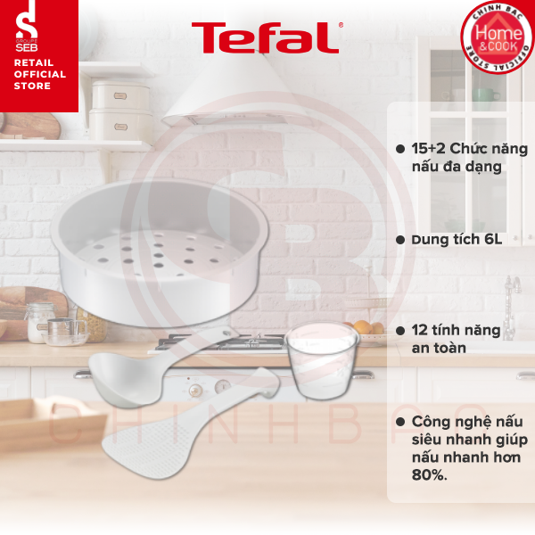 [Tefal] Nồi áp suất điện đa năng Tefal CY601868 - Hàng chính hãng