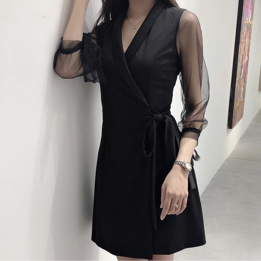 Đầm dự tiệc ôm tay voan Teresa Dress EKS101