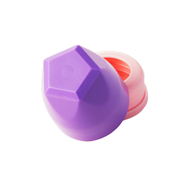 Bình sữa thủy tinh Betta Jewel G1 thiết kế thủ công 200ml nắp tím cho bé từ 0m