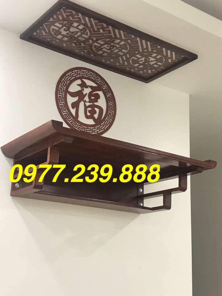 bàn thờ gỗ gụ lào 107cm