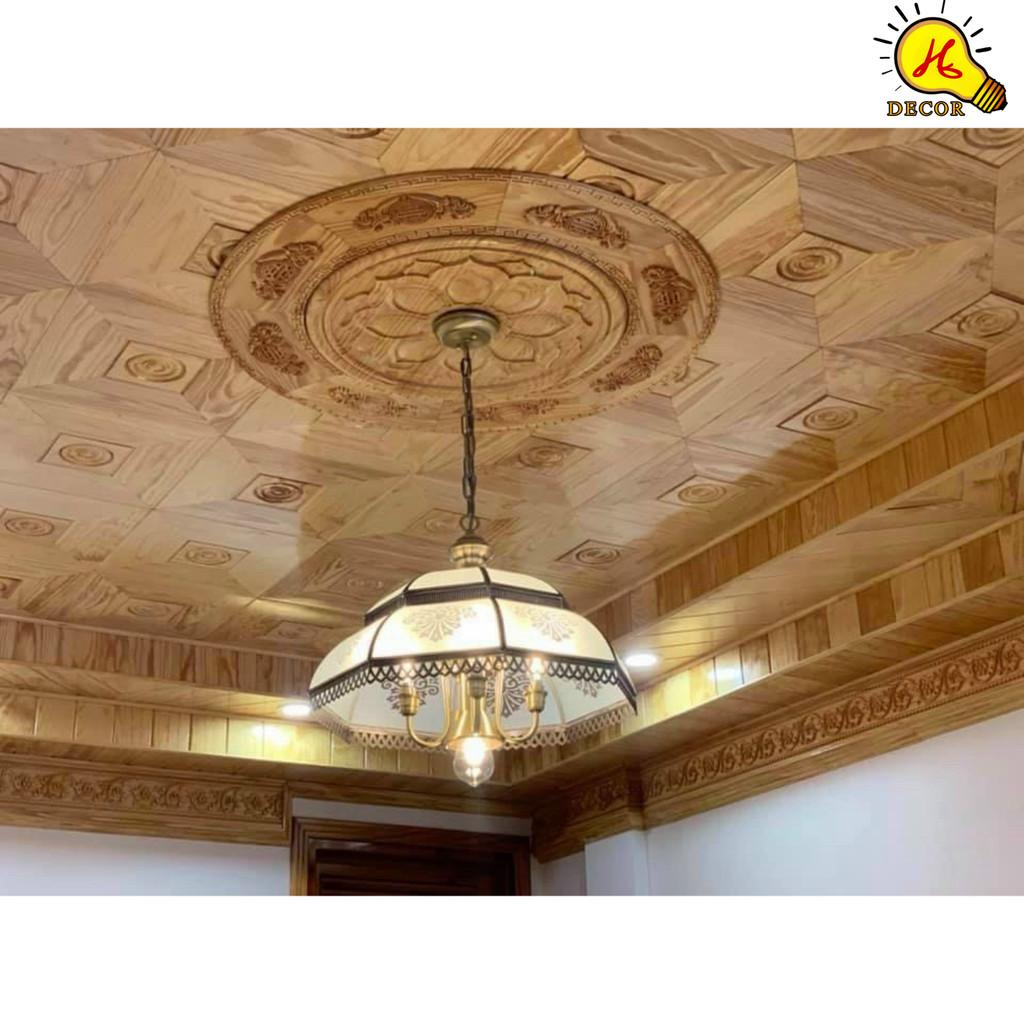 Đèn thả đồng HQ - mã DTD7801 - chiếu sáng vàng rõ nét, thiết kế sang trọng, tiết kiệm điện năng hiệu quả HQ DECOR (HÀNG NHẬP KHẨU)