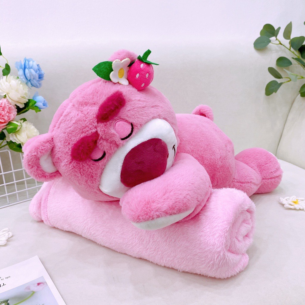 GẤU DÂU LOTSO KÈM MỀN