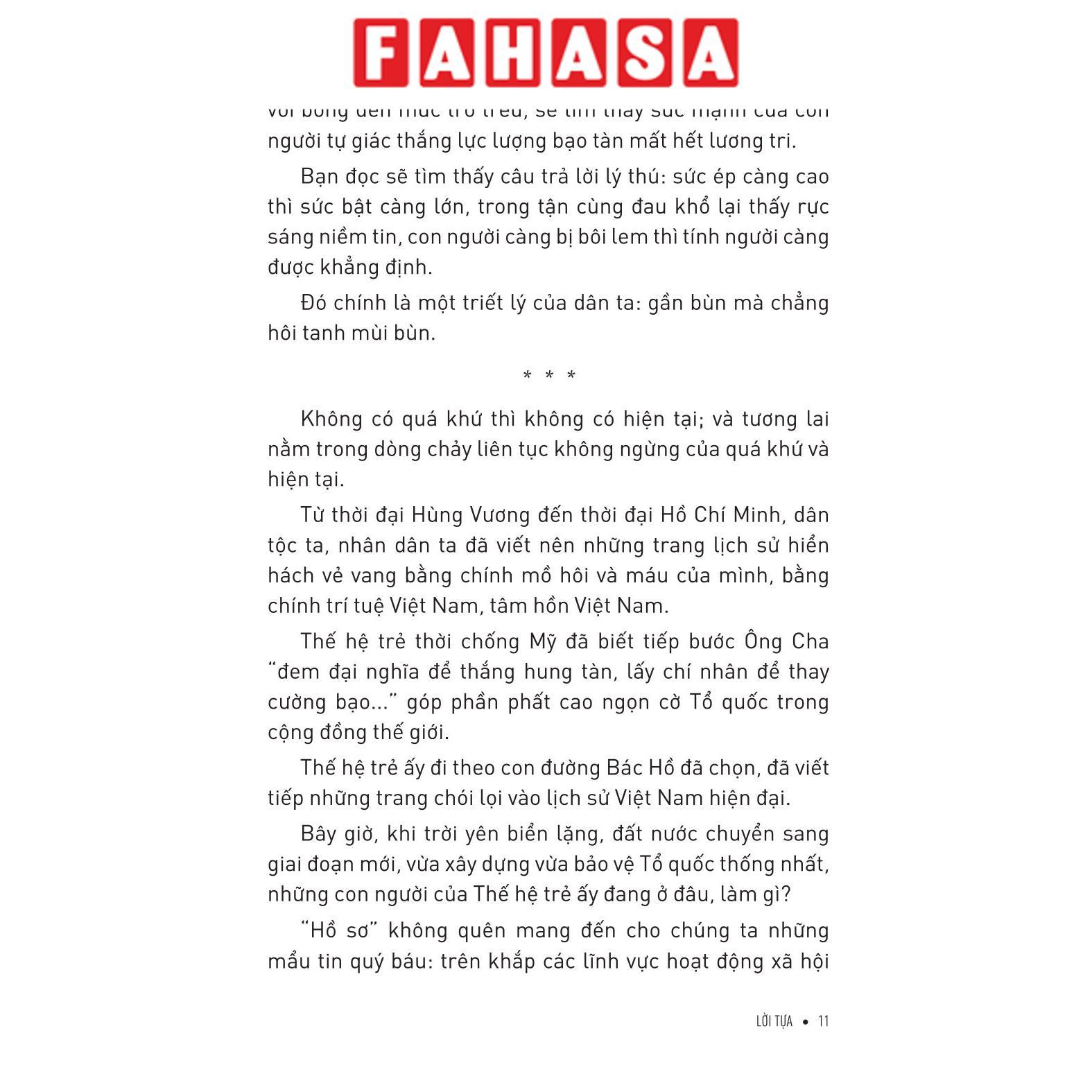 Sách - Hồ Sơ Một Thế Hệ