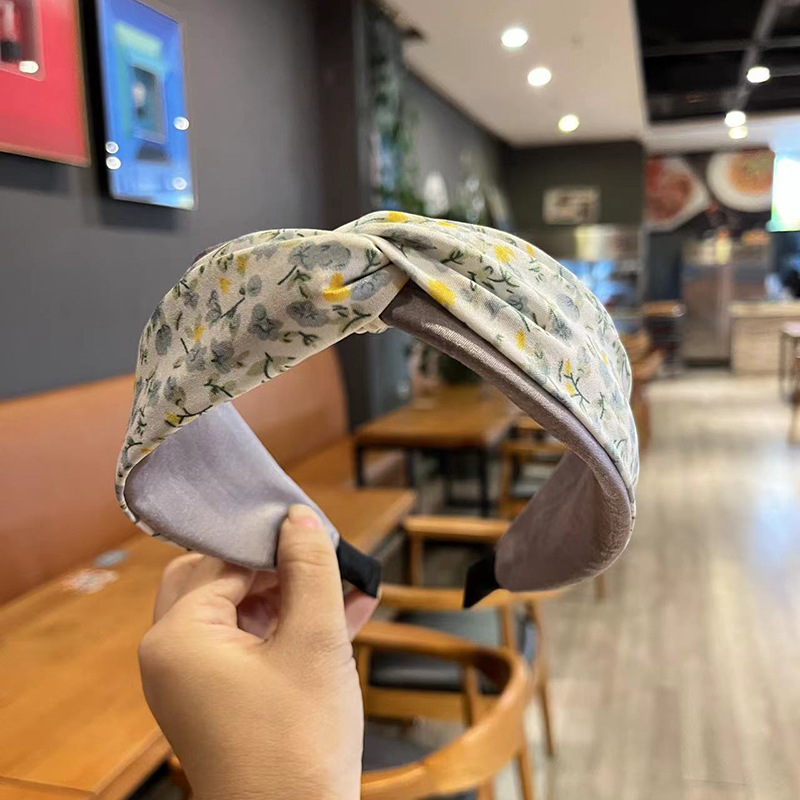 Bờm cài tóc hoa nhí vintage dễ thương