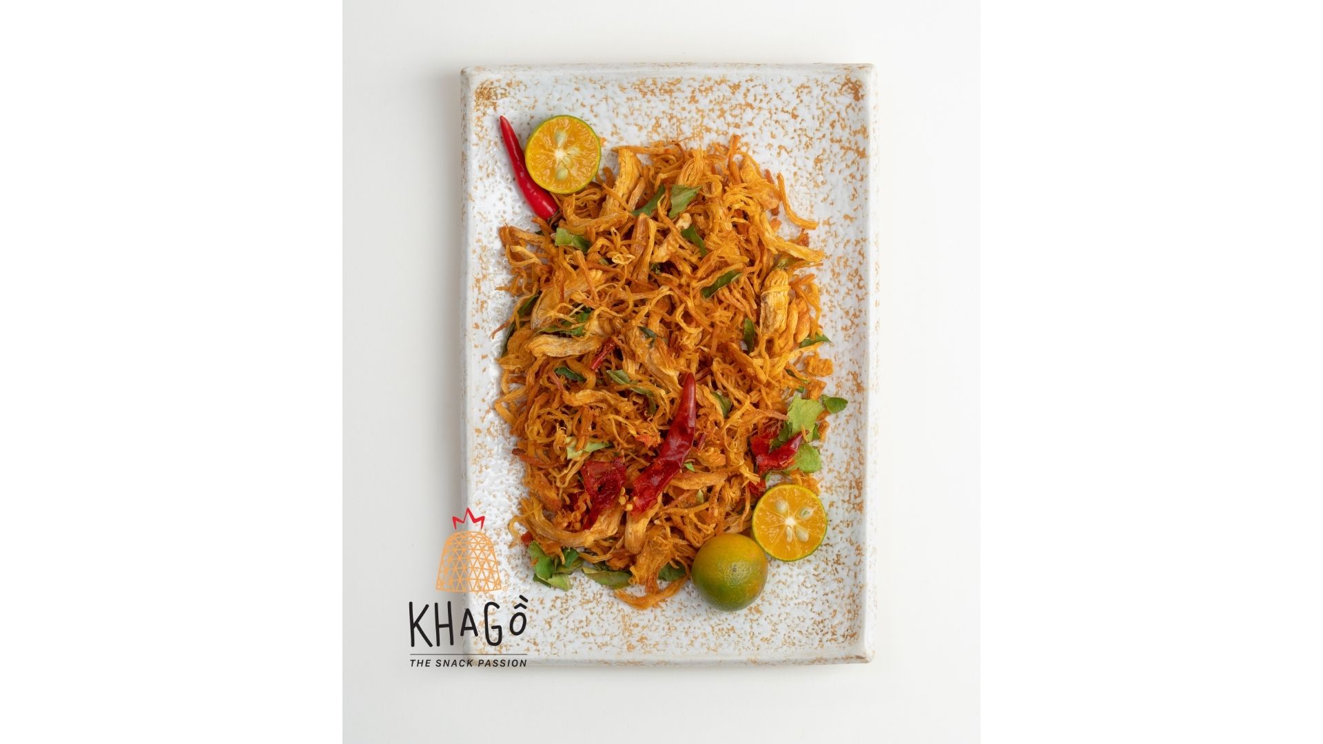 KHÔ GÀ LÁ CHANH 300gr | KHA GỒ | Ăn Vặt Văn Phòng, Du Lịch, Tết, Sài Gòn Ngon