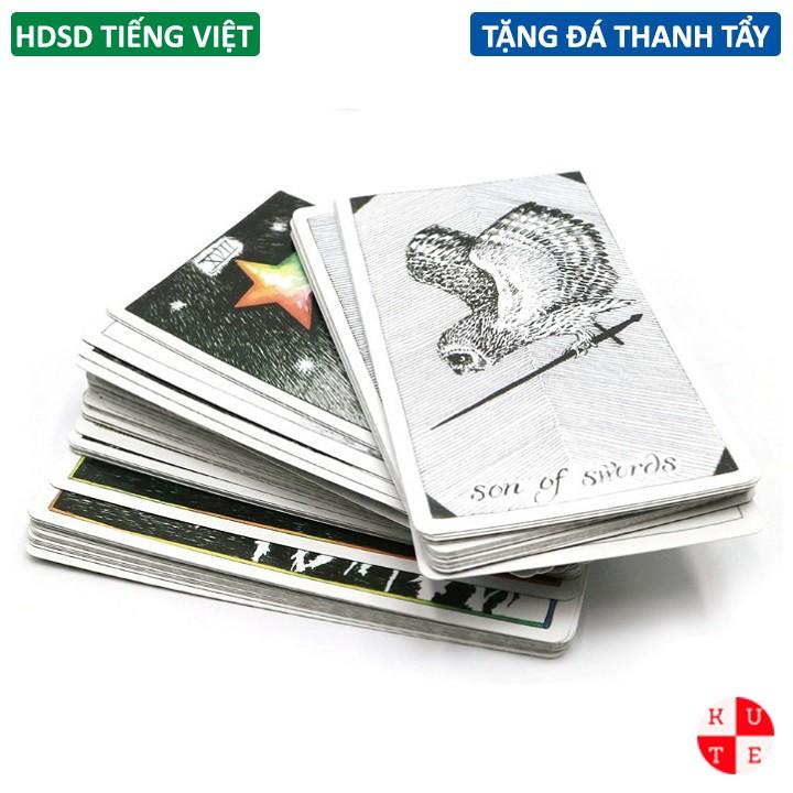 Bộ Bài Tarot The Wild Unknown 78 Lá Bài Tặng Đá Thanh Tẩy Và Hướng Dẫn Tiếng Việt