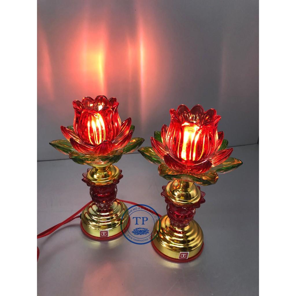 ĐÈN THỜ ĐIỆN 3 LỚP CÁNH THUỶ TINH KH12998