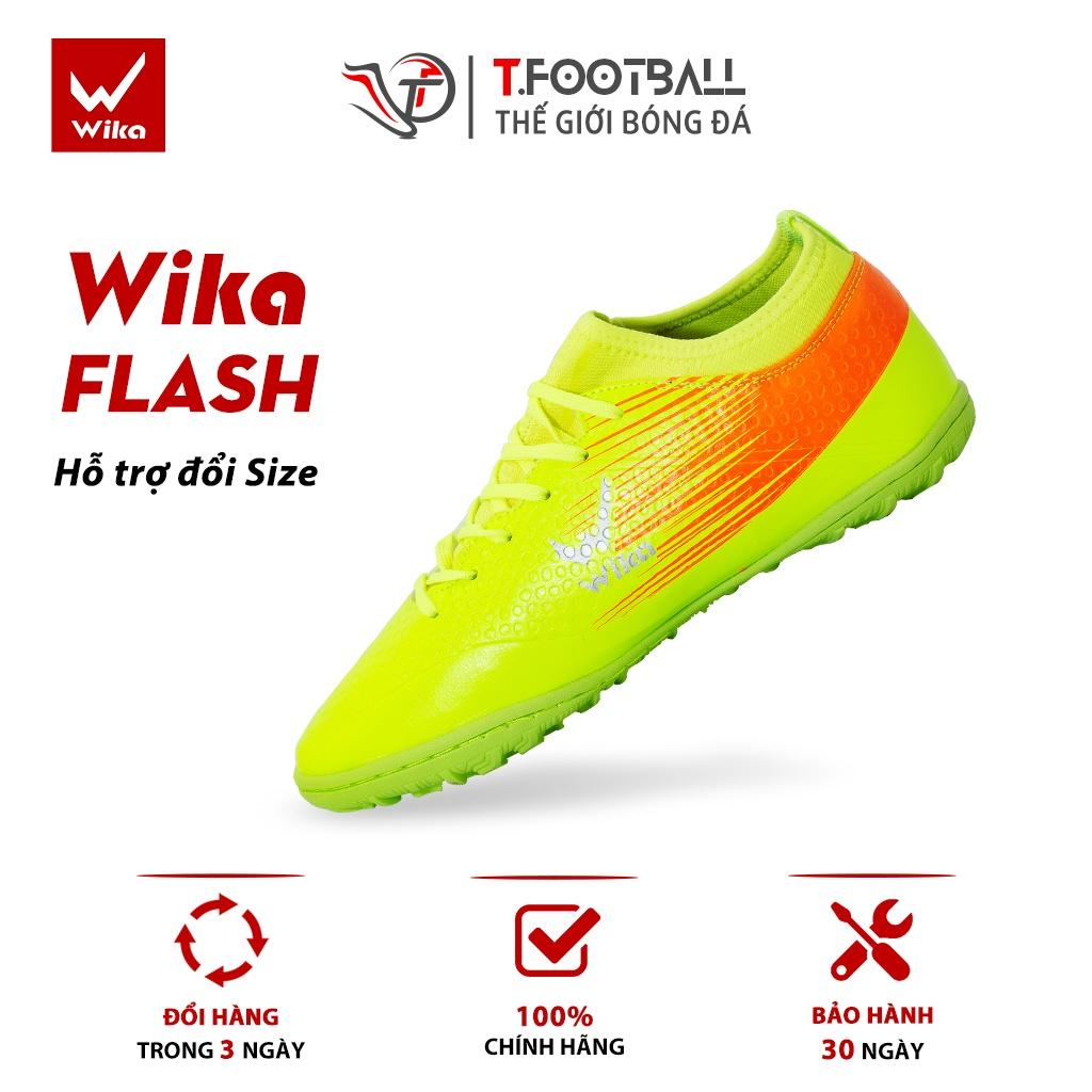 Giày Đá Bóng WIKA Flash Chính Hãng Da Phủ PU Cao Cấp Chống Bong Tróc