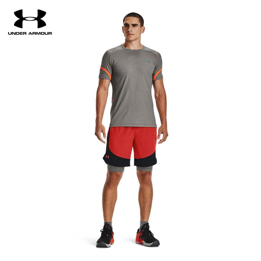 Áo Thun Tay Ngắn Thể Thao Nam Under Armour Heatgear 2.0 Emboss - 1366064 - Concrete - Sm