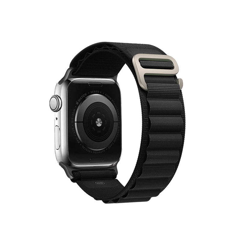 Dây đeo đồng hồ sợi vải sang trọng mềm mại dành cho Apple Watch 49mm 44mm 40mm 45mm 41mm 42mm 38mm 49 44 45 mm Ultra 8 7 6 3 se 8 Handtown - Hàng chính hãng