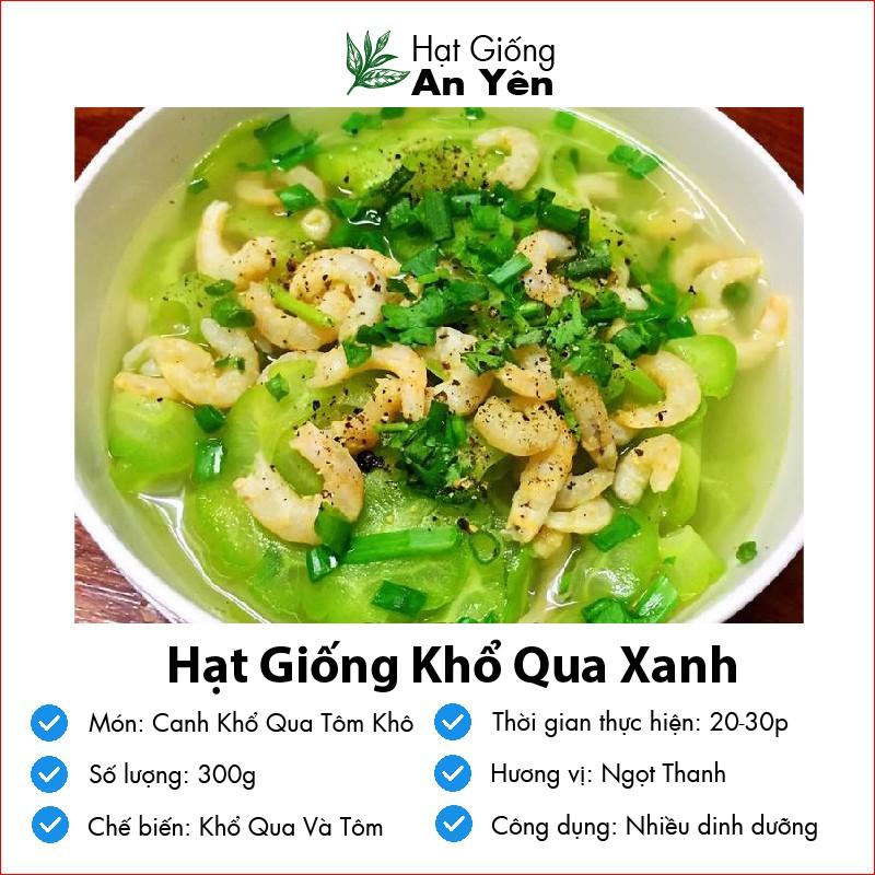 Hạt giống Khổ Qua Xanh thu hoạch sớm, dễ trồng, nảy mầm cao, sinh trưởng khoẻ