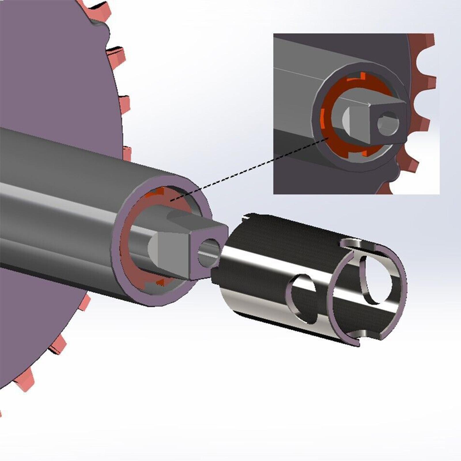 Center Shaft Nut Socket Tool Center Motor Bottom Support Tool