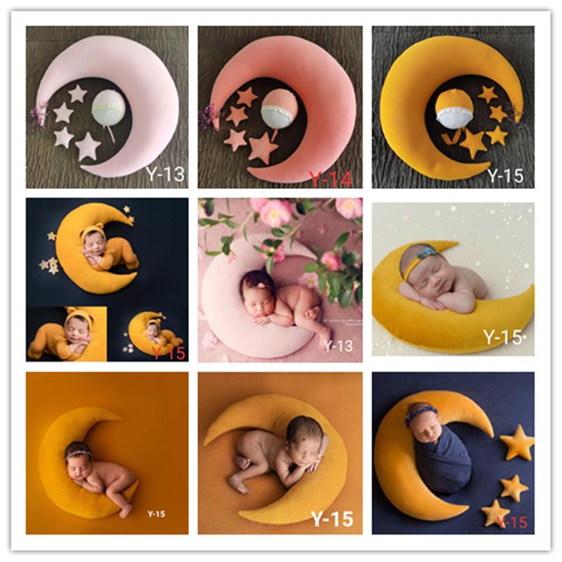 Sơ Sinh Đạo Cụ Chụp Ảnh Hình Mặt Trăng Gối 4 Sao Phù Hợp Với Nón Chụp Ảnh Bé Yêu Phụ Kiện Sáng Tạo Đạo Cụ Hàng Mới Về