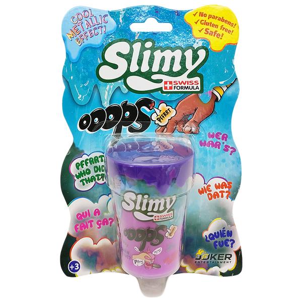 Chất Nhờn Ma Quái Slime - Oops Ánh Kim - Tím - Slimy 46080/PUR