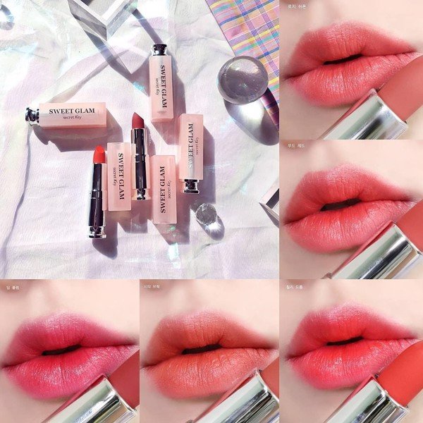 Son Lì Siêu Mềm Mịn Môi Secret Key Sweet Glam The Fit Lipstick 3.4g