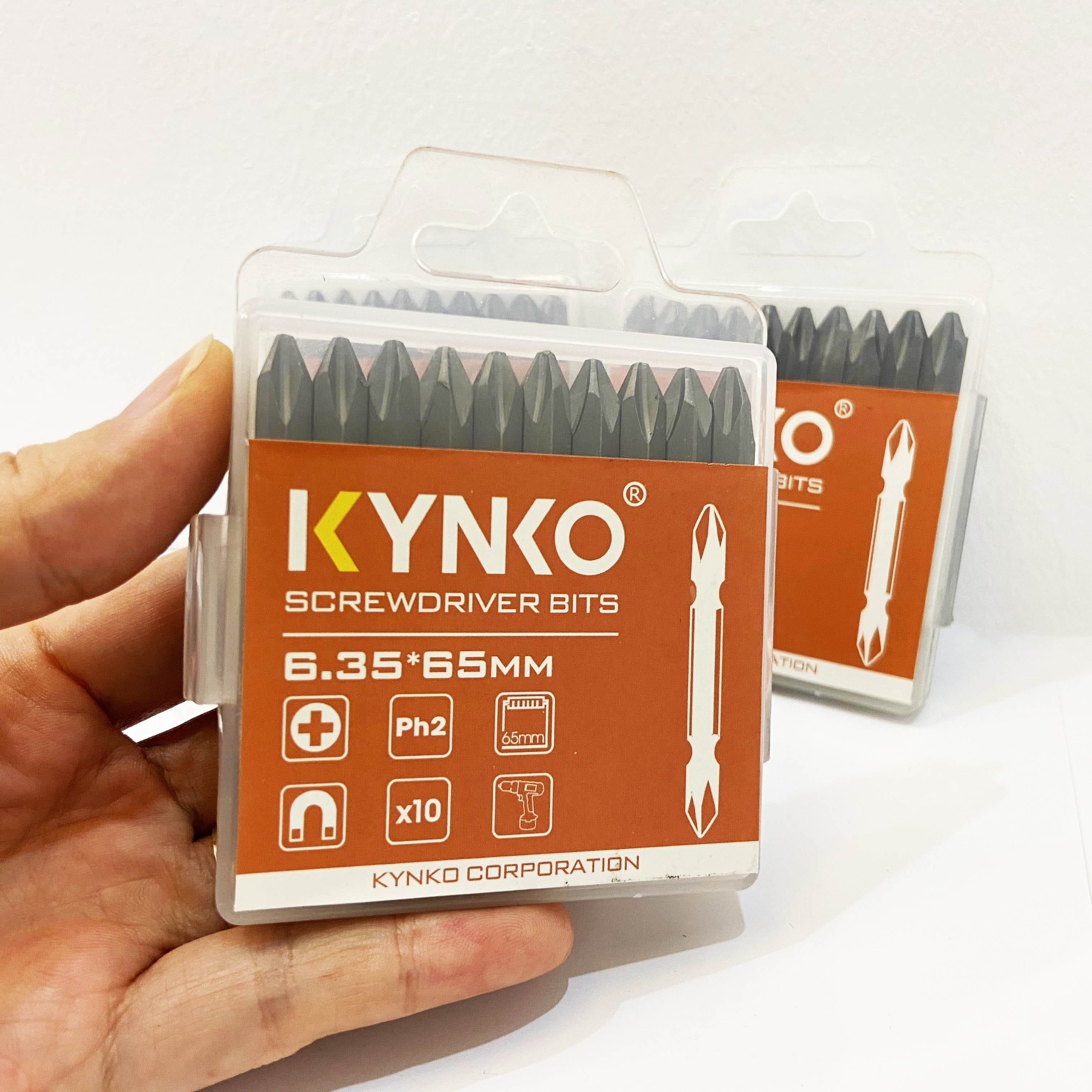 Mũi vít 2 đầu PH2  chiều dài 65mm CHÍNH HÃNG KYNKO MVKM2XPH2-065-V10