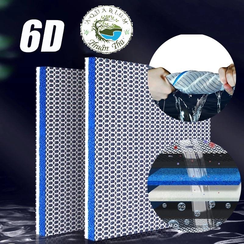 Bông lọc 6D lọc nước bể cá_Tấm lọc 6D
