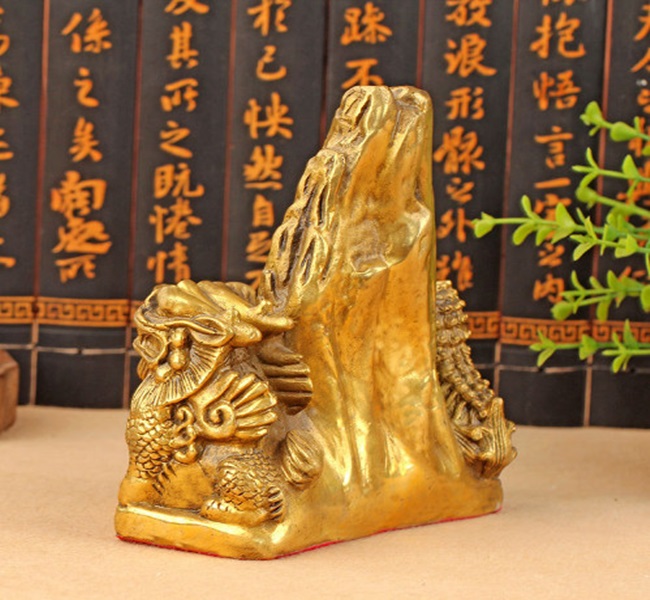 Tượng Đồng THÁI SƠN - TAM BẢO CÁT TƯỜNG - Vật phẩm phong thuỷ