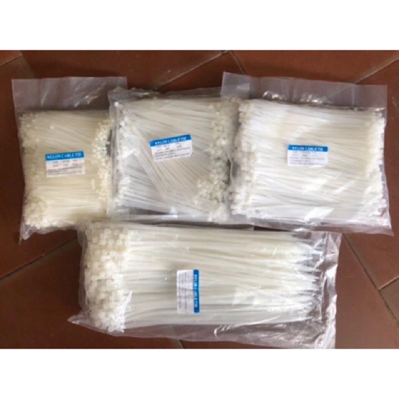 Dây thít nhựa, dây rút nhựa đầy đủ kích thước từ 100mm đến 500mm