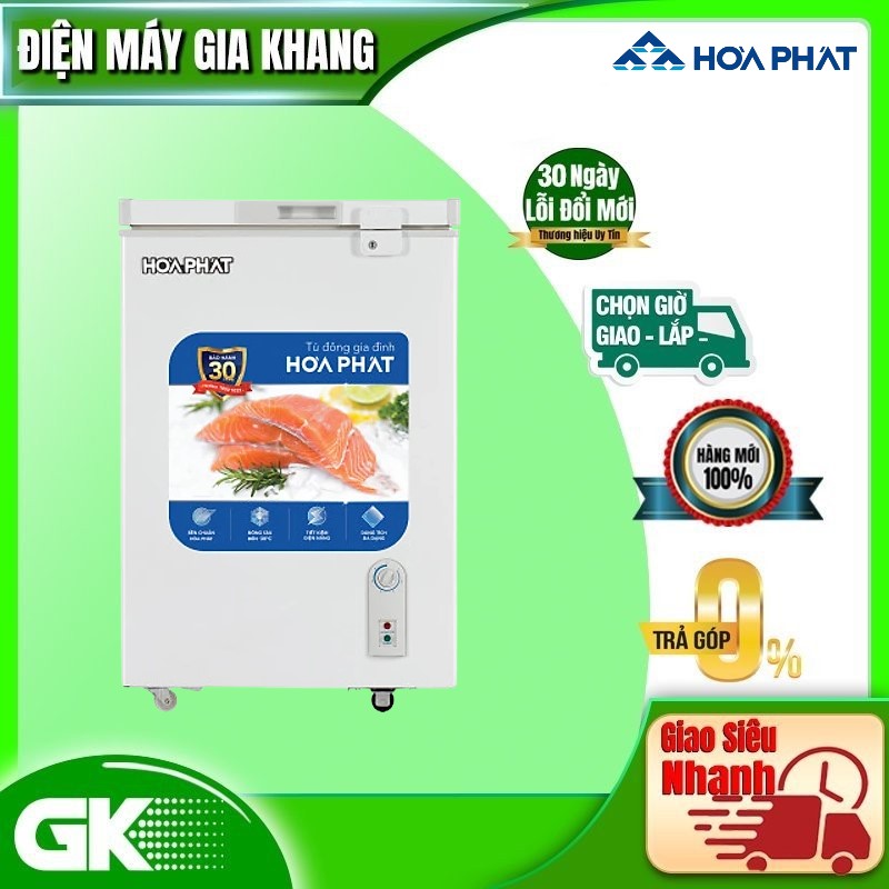 Tủ đông Hòa Phát 107 lít HPF AN6107 - Hàng chính hãng
